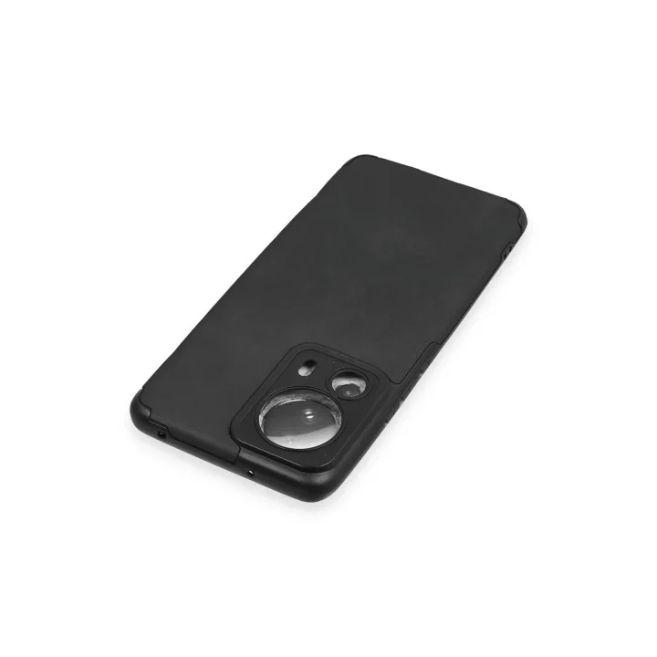 Mey İthalat®  Xiaomi Mi 13 Lite Kılıf Loop Deri Silikon - Siyah