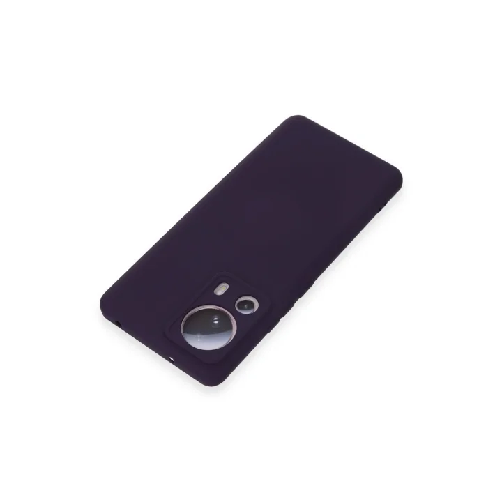 Mey İthalat®  Xiaomi Mi 13 Lite Kılıf Nano içi Kadife Silikon - Mor