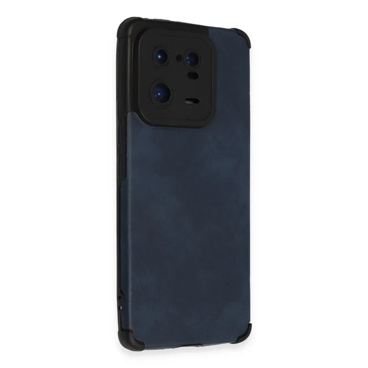 Mey İthalat®   Mi 13 Pro Kılıf Loop Deri Silikon - Lacivert