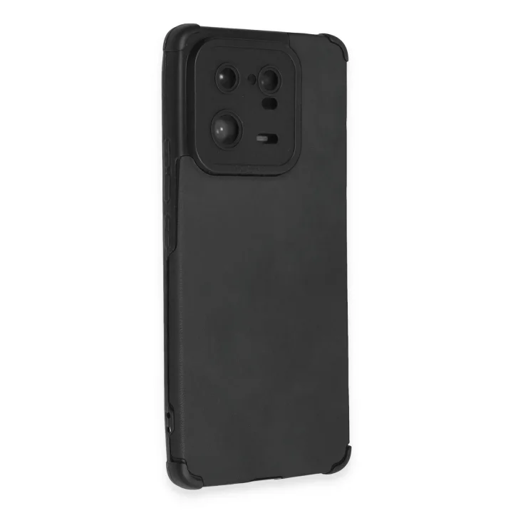 Mey İthalat®   Mi 13 Pro Kılıf Loop Deri Silikon - Siyah