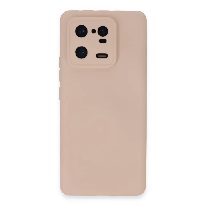 Mey İthalat®  Xiaomi Mi 13 Pro Kılıf Nano içi Kadife Silikon - Pudra