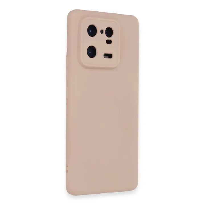Mey İthalat®  Xiaomi Mi 13 Pro Kılıf Nano içi Kadife Silikon - Pudra
