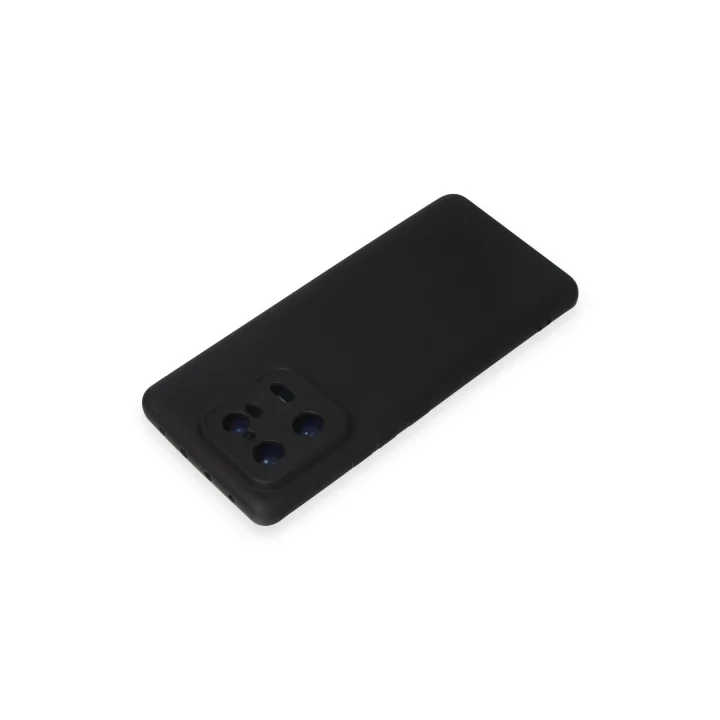 Mey İthalat®  Xiaomi Mi 13 Pro Kılıf Nano içi Kadife Silikon - Siyah