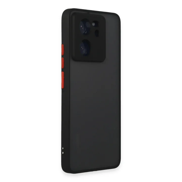 Mey İthalat®  Xiaomi Mi 13T Pro Kılıf Montreal Silikon Kapak - Siyah