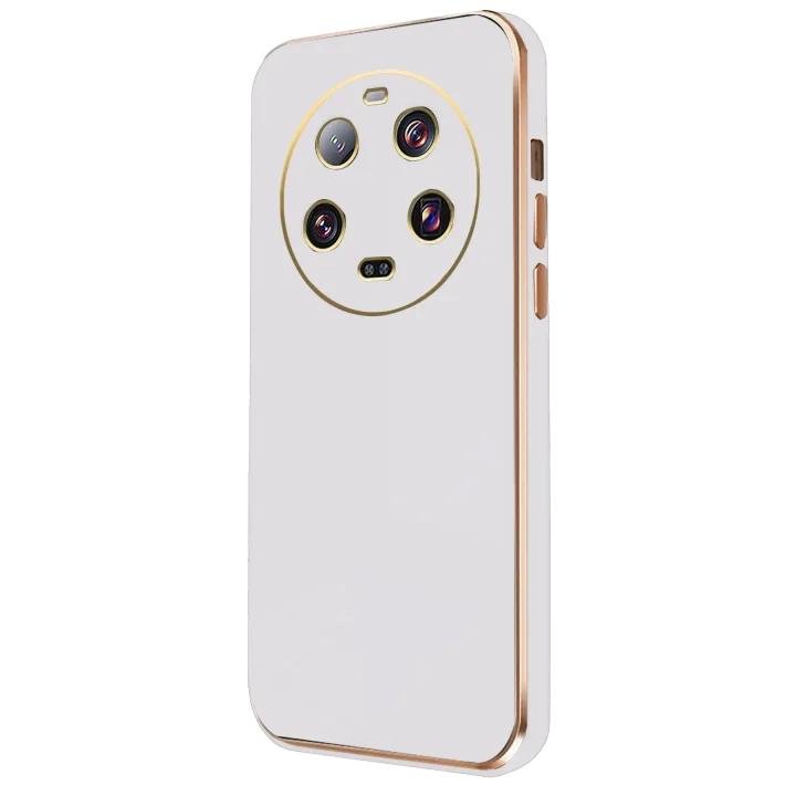 Mey İthalat®  Xiaomi Mi 14 Ultra Kılıf Volet Silikon - Beyaz