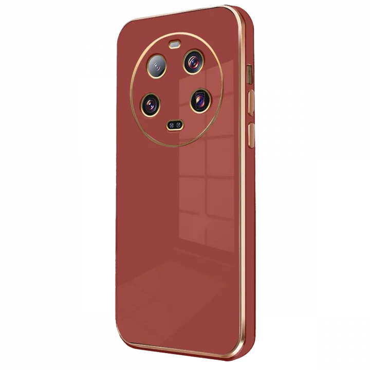 Mey İthalat®  Xiaomi Mi 14 Ultra Kılıf Volet Silikon - Kırmızı