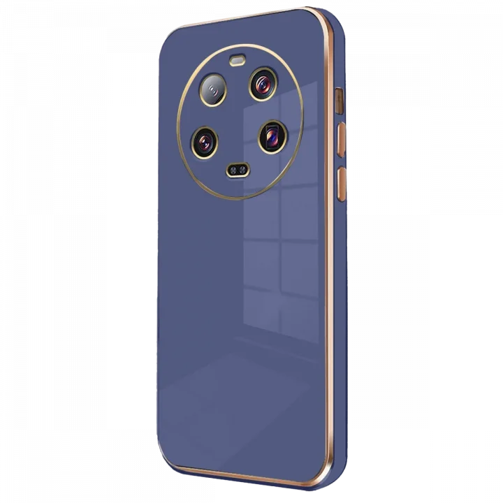 Mey İthalat®  Xiaomi Mi 14 Ultra Kılıf Volet Silikon - Mavi