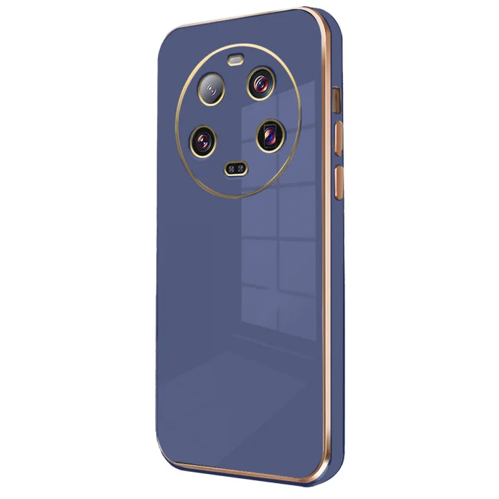 Mey İthalat®  Xiaomi Mi 14 Ultra Kılıf Volet Silikon - Mavi