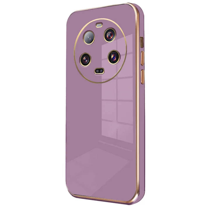 Mey İthalat®  Xiaomi Mi 14 Ultra Kılıf Volet Silikon - Mor