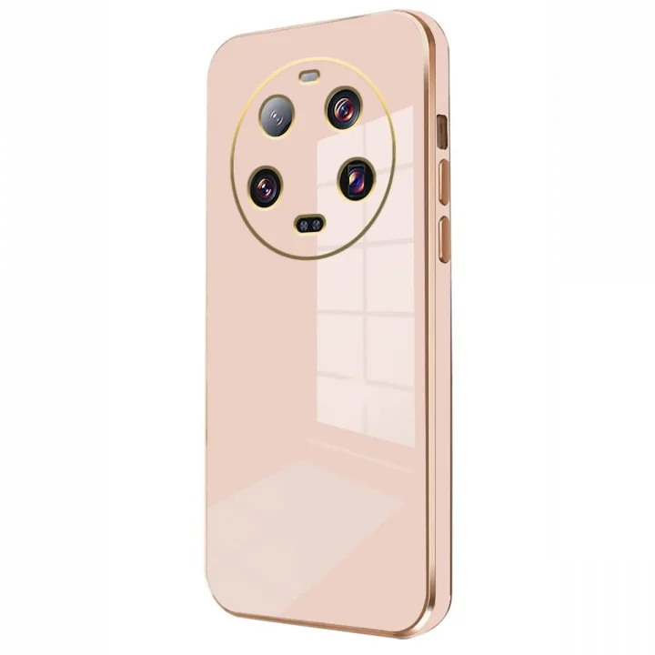 Mey İthalat®  Xiaomi Mi 14 Ultra Kılıf Volet Silikon - Pembe