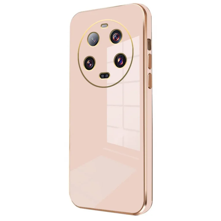 Mey İthalat®  Xiaomi Mi 14 Ultra Kılıf Volet Silikon - Pembe