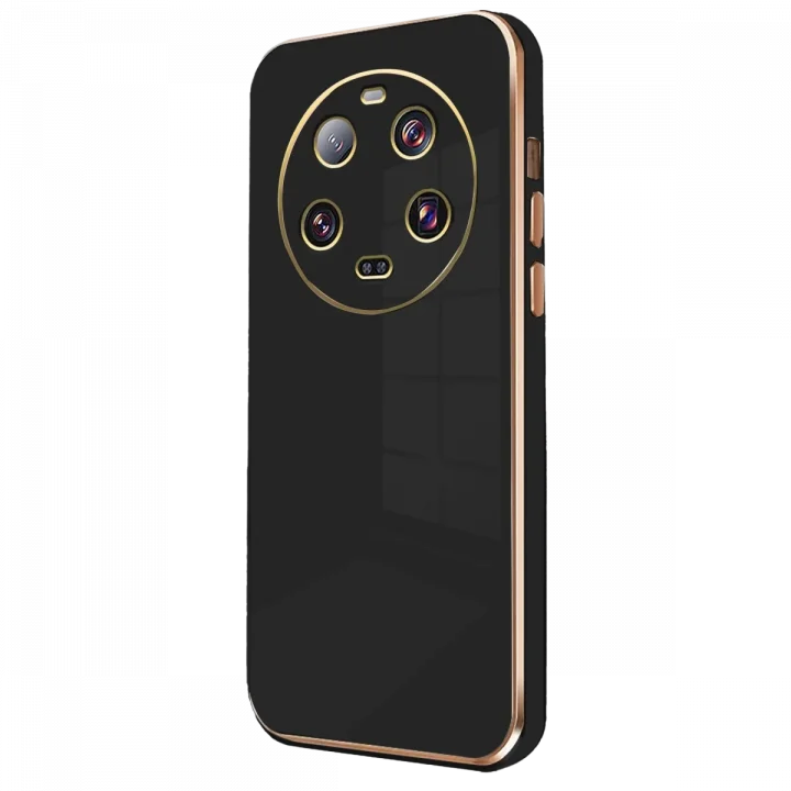 Mey İthalat®  Xiaomi Mi 14 Ultra Kılıf Volet Silikon - Siyah