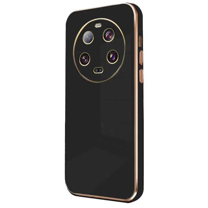 Mey İthalat®  Xiaomi Mi 14 Ultra Kılıf Volet Silikon - Siyah