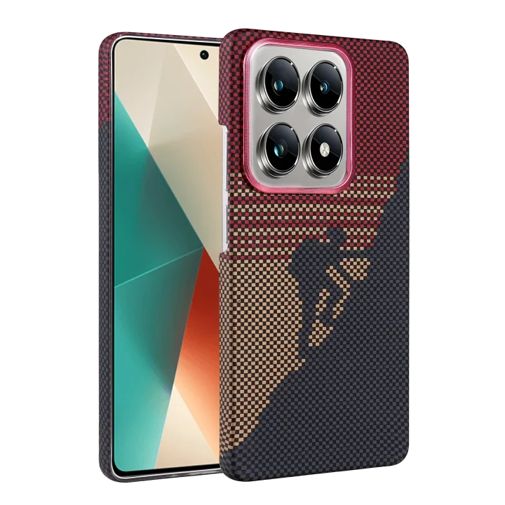 Mey İthalat®  Xiaomi Mi 14T Pro Vega Magsafe Kapak - Kırmızı