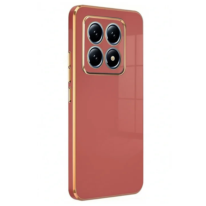 Mey İthalat®  Xiaomi Mi 14T Pro Volet Silikon - Kırmızı