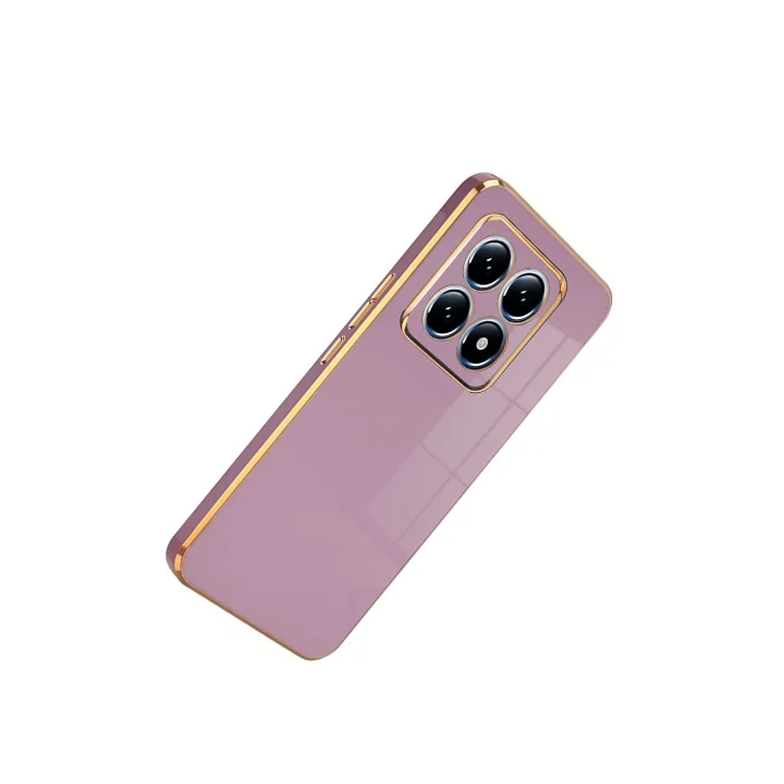 Mey İthalat®  Xiaomi Mi 14T Pro Volet Silikon - Mor