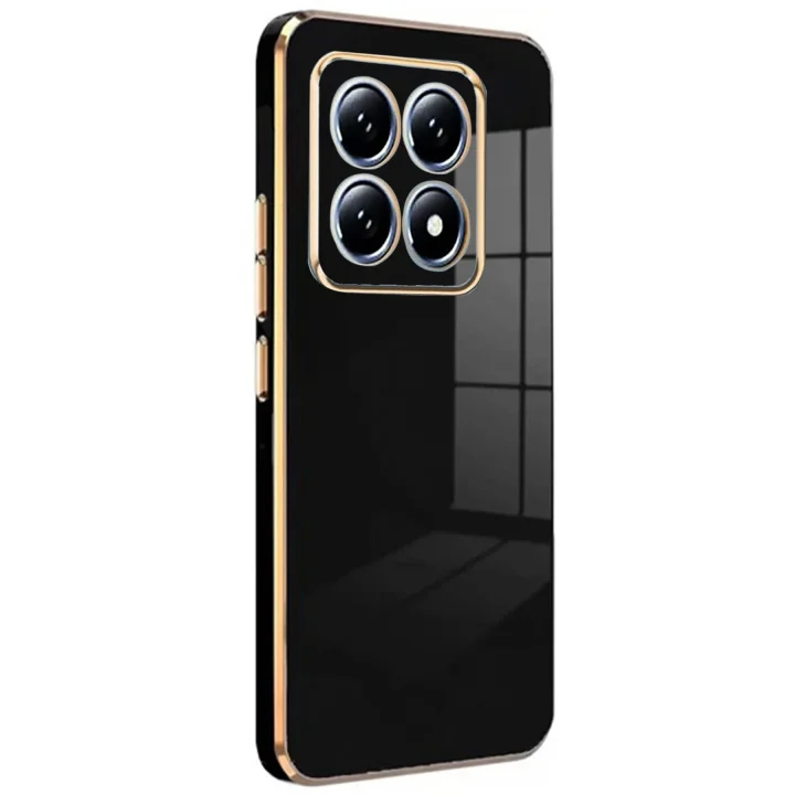 Mey İthalat®  Xiaomi Mi 14T Pro Volet Silikon - Siyah