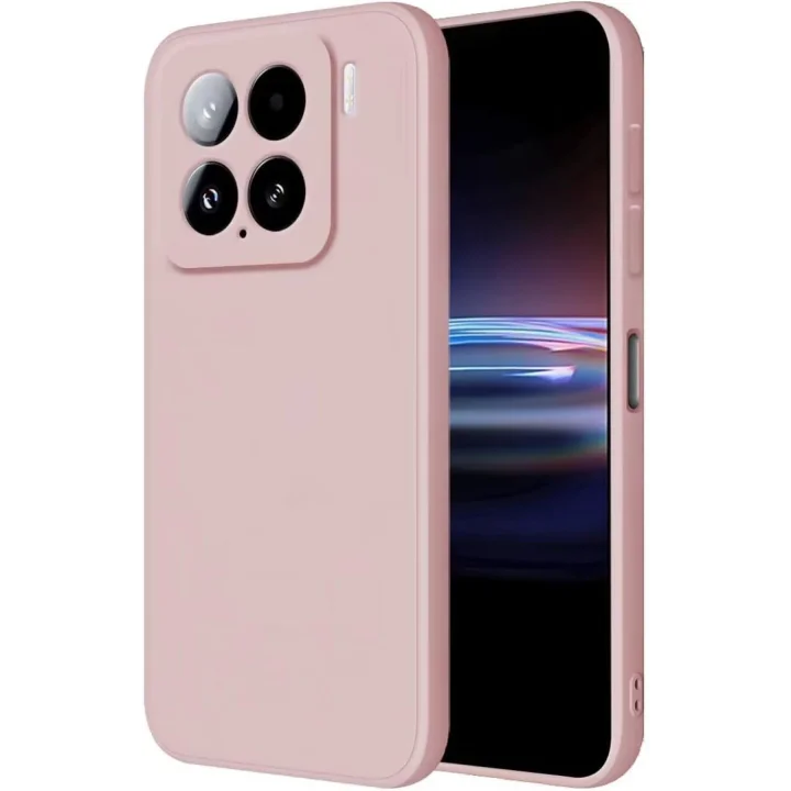 Mey İthalat®   Mi 15 Kılıf Nano içi Kadife Silikon - Pudra