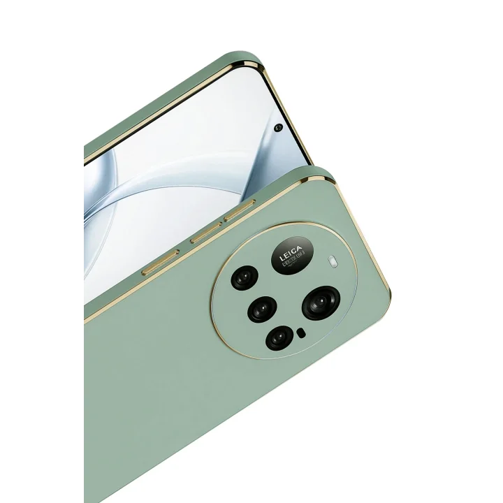 Mey İthalat®  Xiaomi Mi 15 Ultra Kılıf Volet Silikon - Açık Yeşil