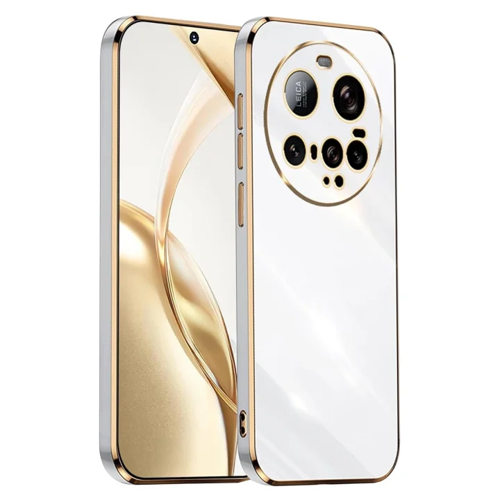 Mey İthalat®   Mi 15 Ultra Kılıf Volet Silikon - Beyaz