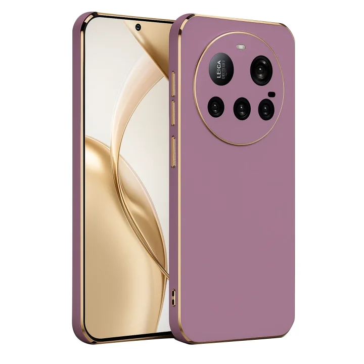 Mey İthalat®  Xiaomi Mi 15 Ultra Kılıf Volet Silikon - Mor