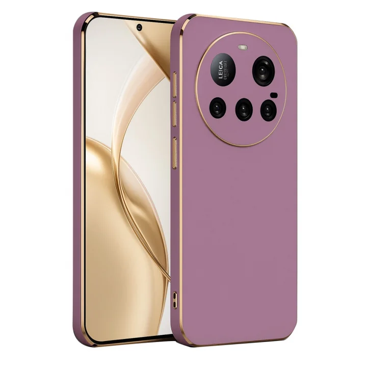 Mey İthalat®  Xiaomi Mi 15 Ultra Kılıf Volet Silikon - Mor