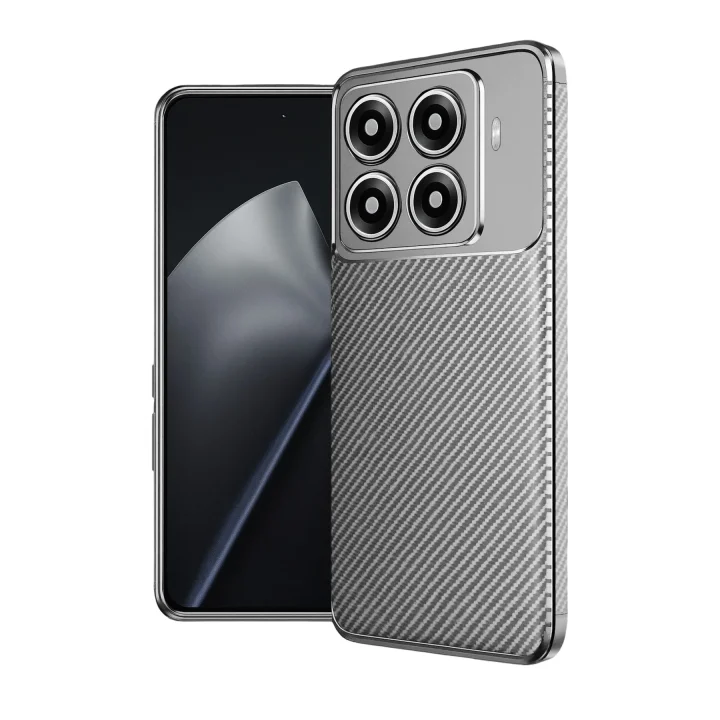 Mey İthalat®  Xiaomi Mi 15T Pro Auto Focus Karbon Kapak - Gri