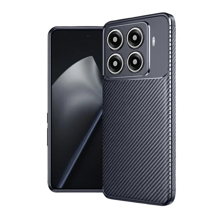 Mey İthalat®  Xiaomi Mi 15T Pro Auto Focus Karbon Kapak - Lacivert