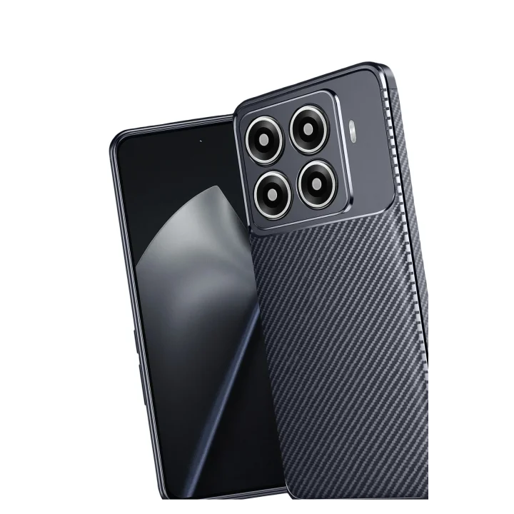 Mey İthalat®  Xiaomi Mi 15T Pro Auto Focus Karbon Kapak - Lacivert