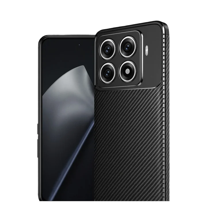 Mey İthalat®  Xiaomi Mi 15T Pro Auto Focus Karbon Kapak - Siyah