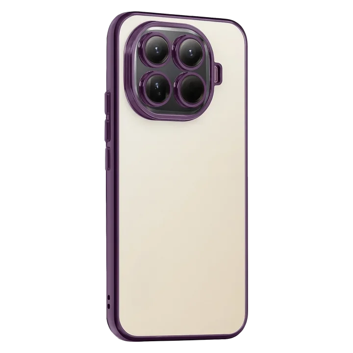 Mey İthalat®  Xiaomi Mi 15T Pro  Lensli Silikon - Mor