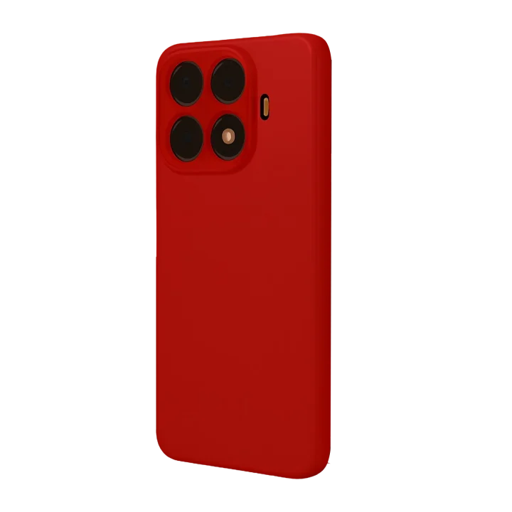 Mey İthalat®  Xiaomi Mi 15T Pro Nano içi Kadife Silikon - Kırmızı