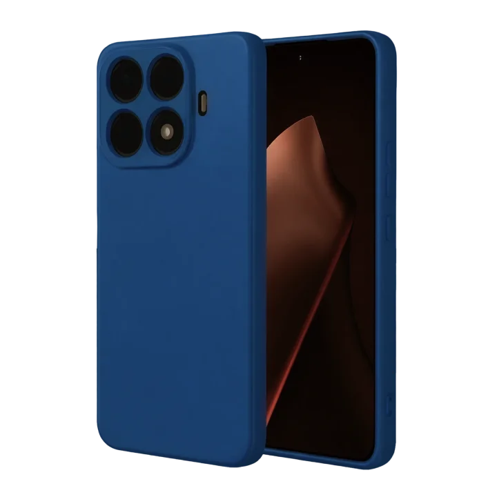Mey İthalat®   Mi 15T Pro Nano içi Kadife Silikon - Lacivert