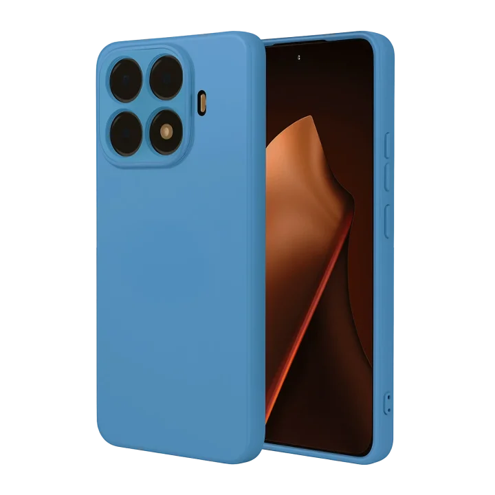 Mey İthalat®  Xiaomi Mi 15T Pro Nano içi Kadife Silikon - Mavi