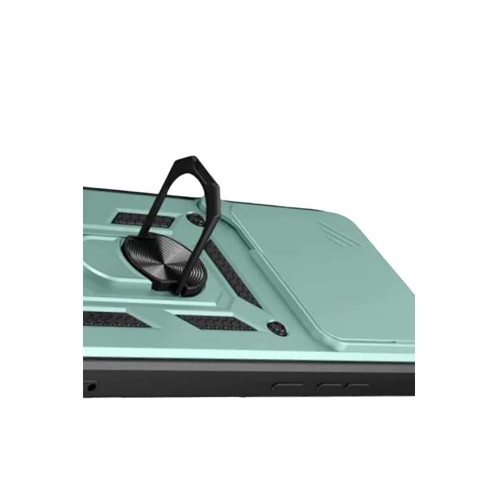 Mey İthalat®  Xiaomi Mi 15T Pro Pars Lens Yüzüklü Silikon - Yeşil