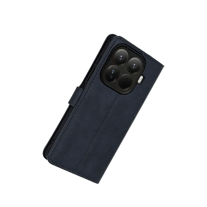 Mey İthalat®  Xiaomi Mi 15T Pro Trend S Plus Kapaklı Kılıf - Lacivert
