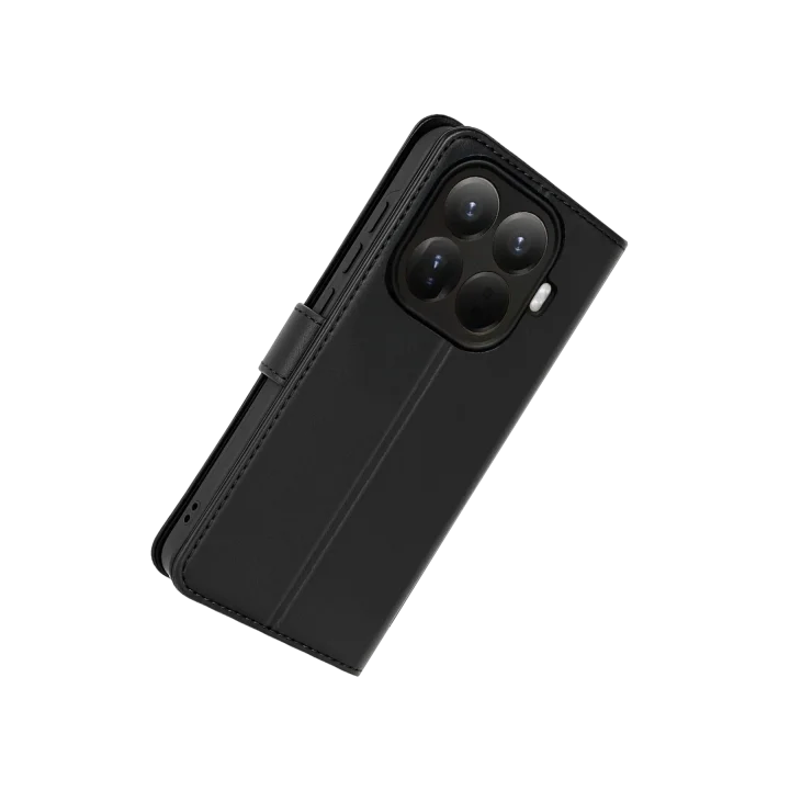 Mey İthalat®  Xiaomi Mi 15T Pro Trend S Plus Kapaklı Kılıf - Siyah