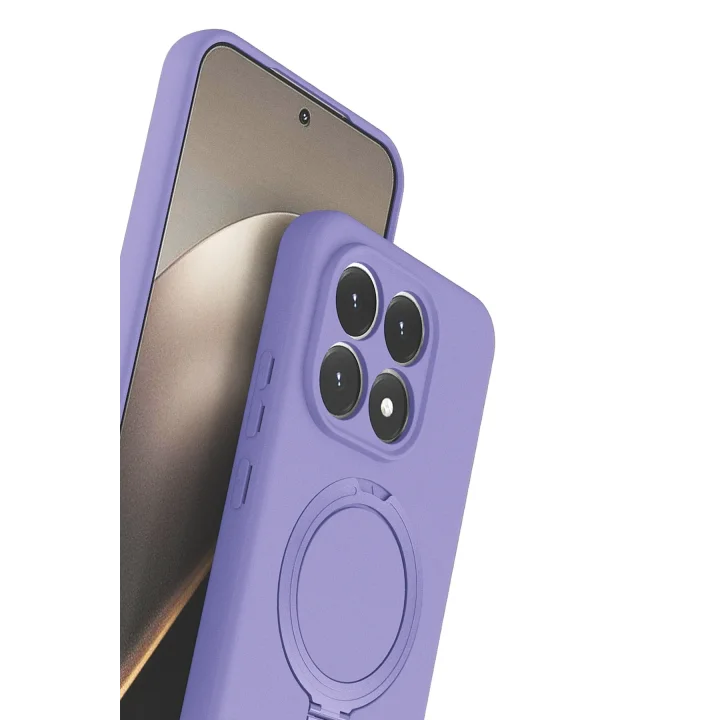Mey İthalat®  Xiaomi Mi 15T Regal Magsafe Standlı Kapak - Lila