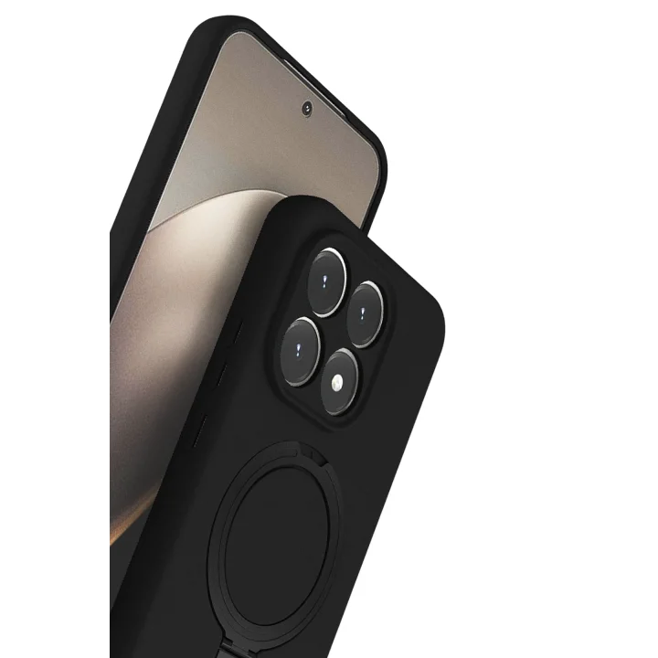 Mey İthalat®  Xiaomi Mi 15T Regal Magsafe Standlı Kapak - Siyah