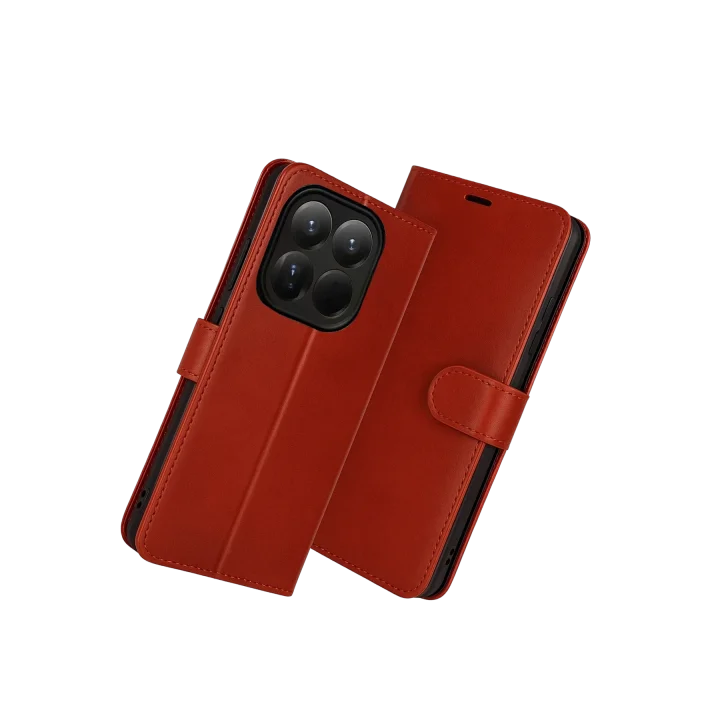 Mey İthalat®  Xiaomi Mi 15T Trend S Plus Kapaklı Kılıf - Kırmızı