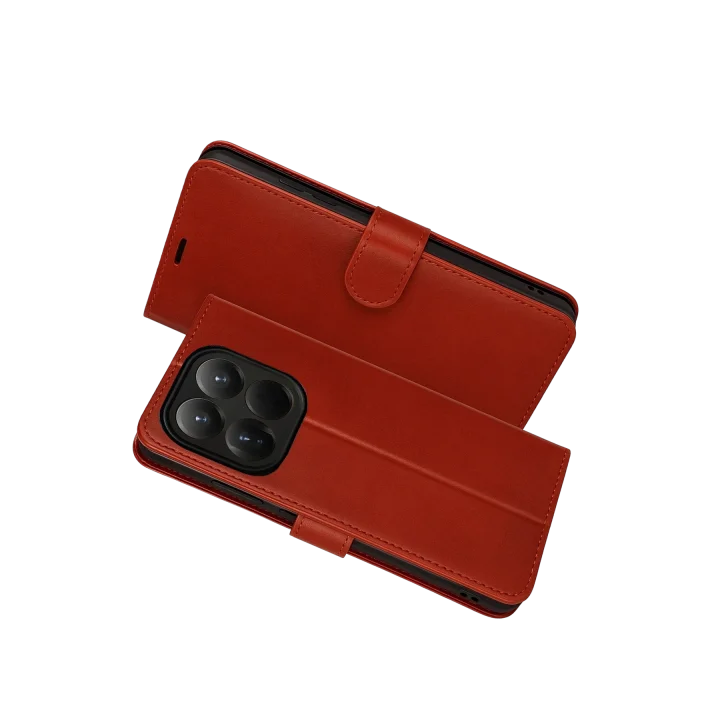 Mey İthalat®  Xiaomi Mi 15T Trend S Plus Kapaklı Kılıf - Kırmızı