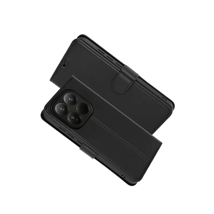 Mey İthalat®  Xiaomi Mi 15T Trend S Plus Kapaklı Kılıf - Siyah