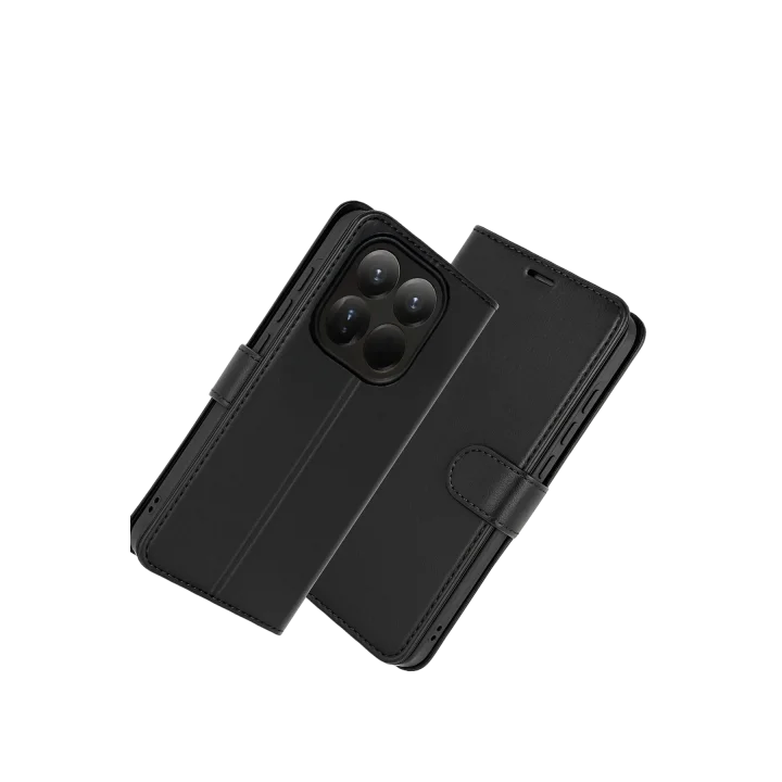 Mey İthalat®  Xiaomi Mi 15T Trend S Plus Kapaklı Kılıf - Siyah