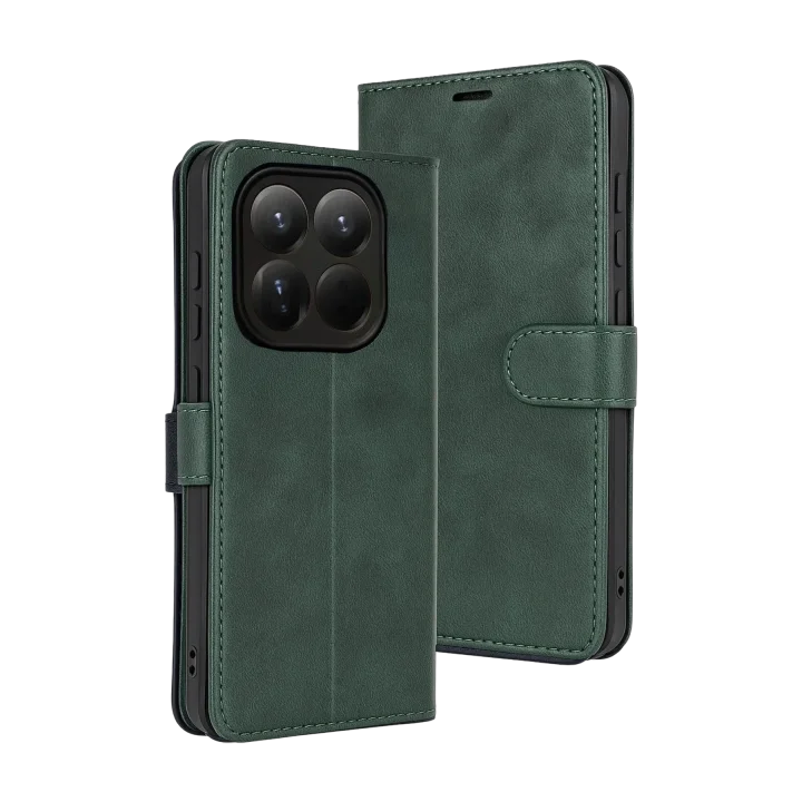 Mey İthalat®  Xiaomi Mi 15T Trend S Plus Kapaklı Kılıf - Yeşil