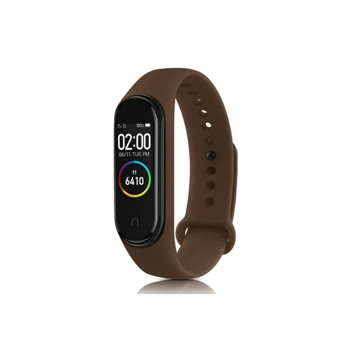 Mey İthalat®  Xiaomi Mi Band 4 Klasik Kordon - Kahverengi