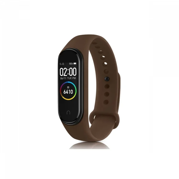 Mey İthalat®  Xiaomi Mi Band 4 Klasik Kordon - Kahverengi