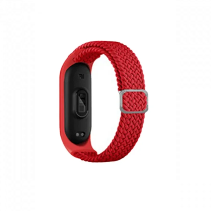 Mey İthalat®  Xiaomi Mi Band 4 Star Kordon - Kırmızı