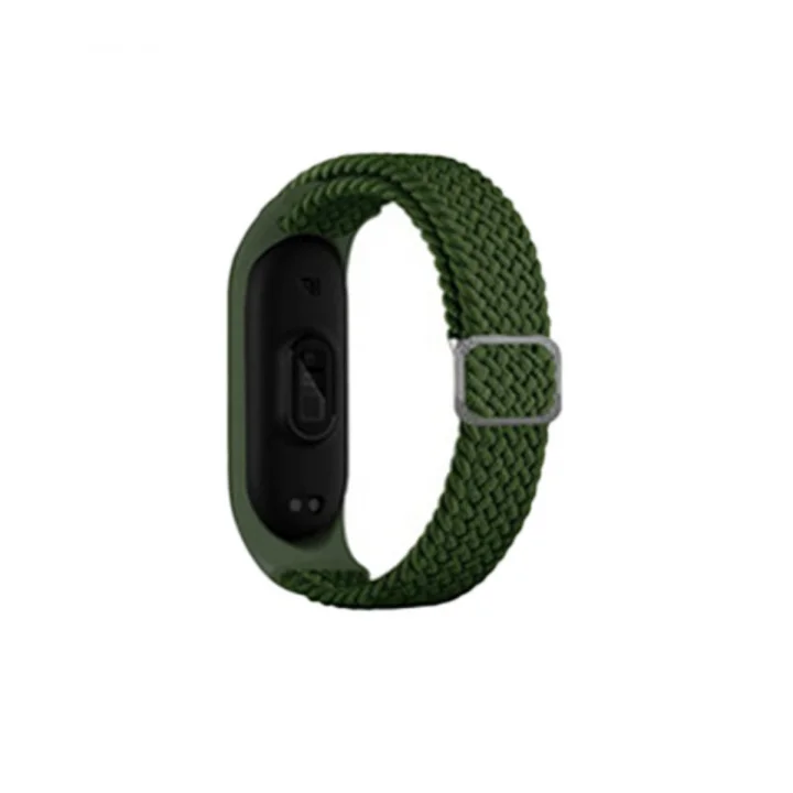 Mey İthalat®  Xiaomi Mi Band 4 Star Kordon - Koyu Yeşil