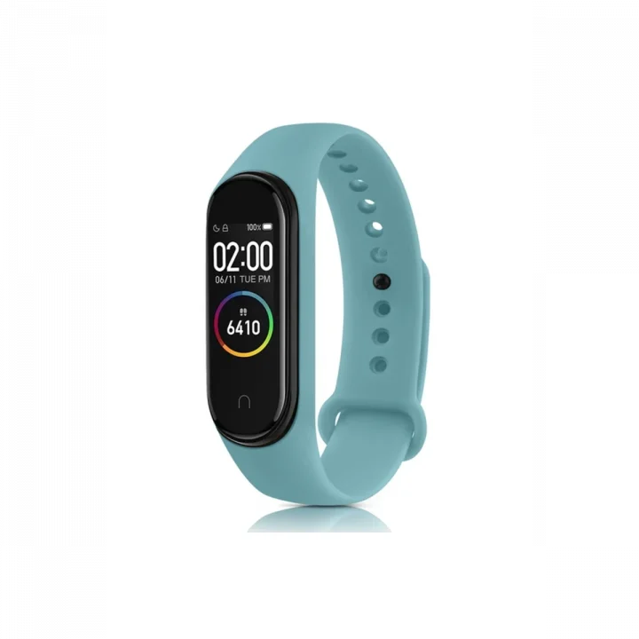 Mey İthalat®  Xiaomi Mi Band 6 Klasik Kordon - Bebek Mavisi