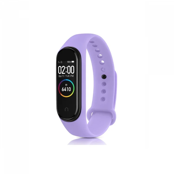 Mey İthalat®  Xiaomi Mi Band 6 Klasik Kordon - Lila